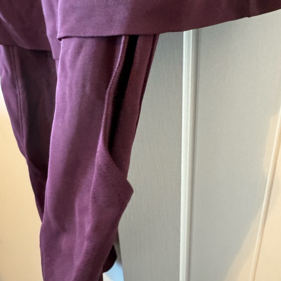 NWT Lauren Ralph Lauren Women’s Plus Size 1X Tank Dress Maroon Burgandy Pockets - Picture 4 of 7